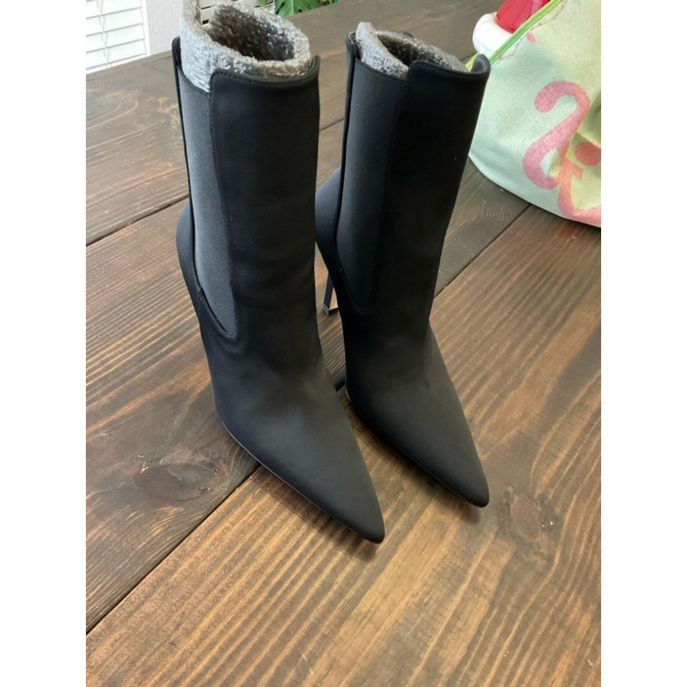 Women's Good American - High Kickstand Boots - Neoprene Black size 7.5 nib